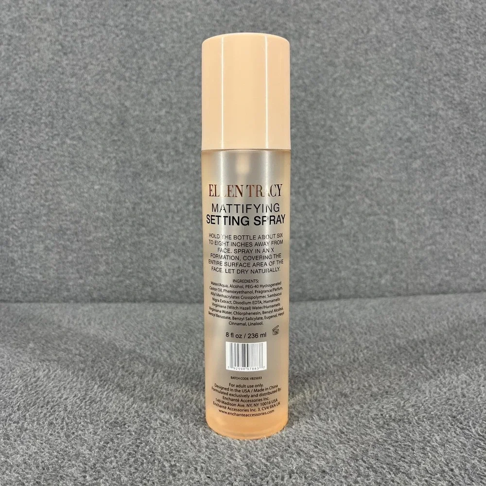 Ellen Tracy READY SET & GO Mattifying Setting Spray Hydrating‎  8 Fl oz